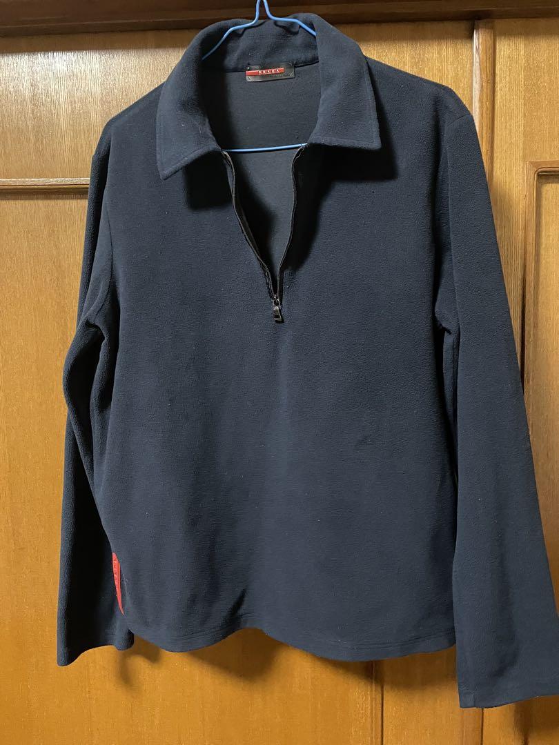 1回のみ着用　PRADA SPORT フリース ネイビー