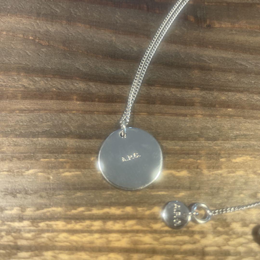 A.P.Cシルバーコインネックレス A.P.C ネックレス - アクセサリー安い 通販