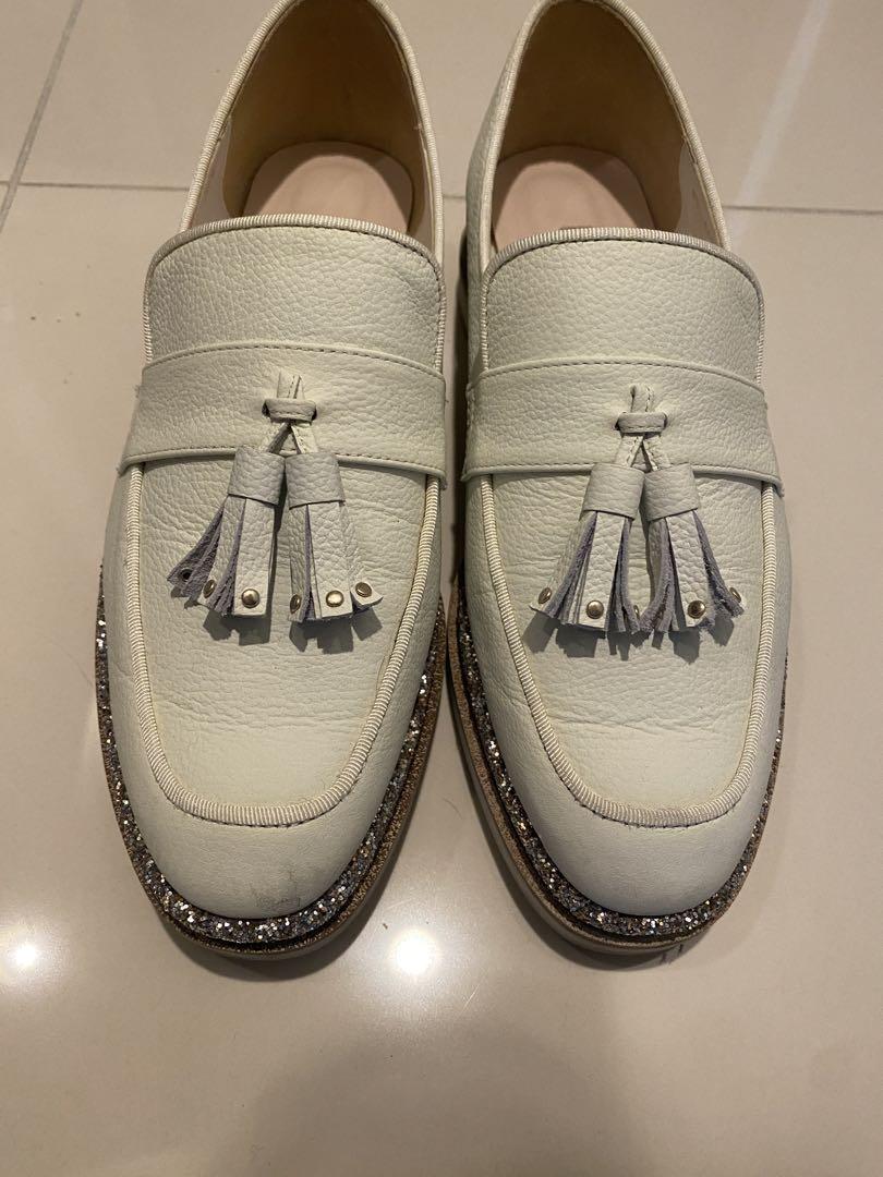 美品】DIANA ローファー 厚底 グリッター 24cm - メルカリ