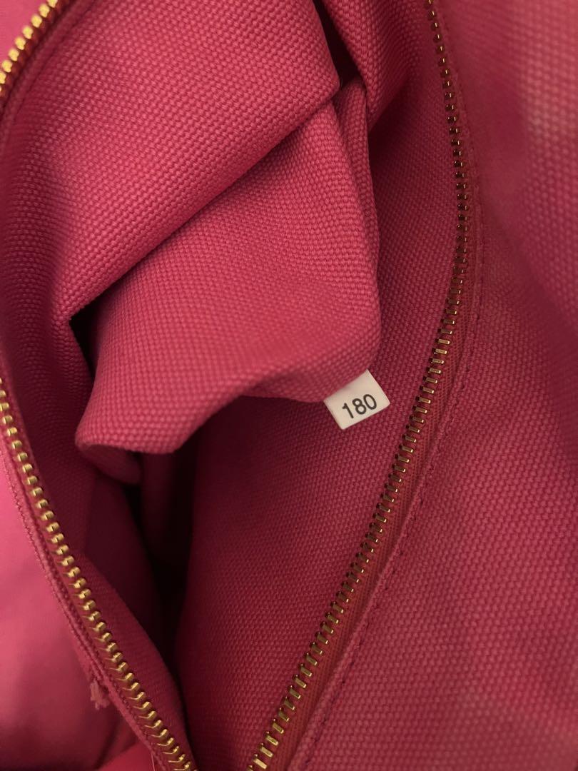 PRADA カナパ　ピンク ビジュー　トートバッグ