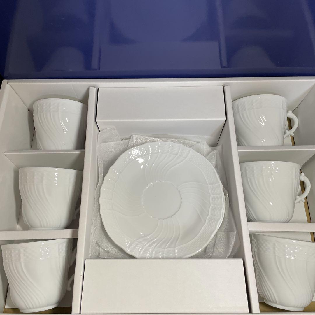 リチャードジノリ ベッキオジノリホワイト コーヒー Ｌ 6客 200mlRichard Ginori