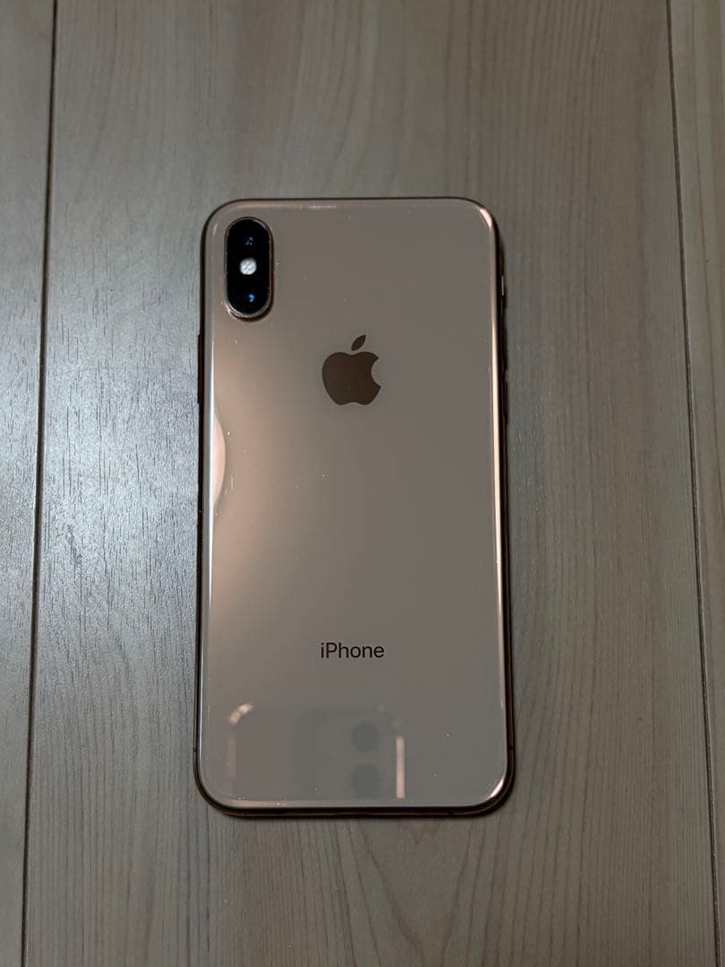 iPhone xs ゴールド 64GBやや傷や汚れあり