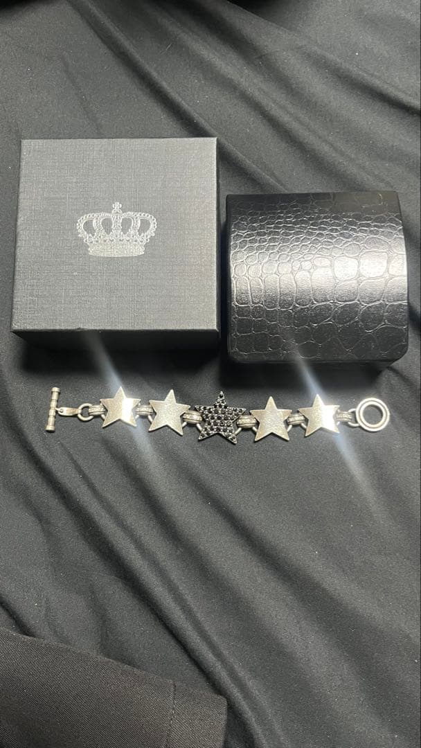 VIVA SUPER STARブレスレット シルバー silver 925 黒