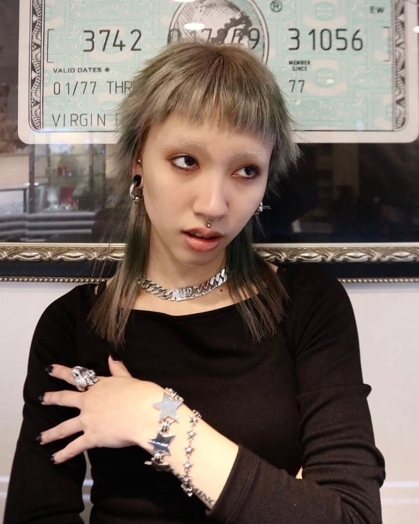 VIVA SUPER STARブレスレット シルバー silver 925 黒