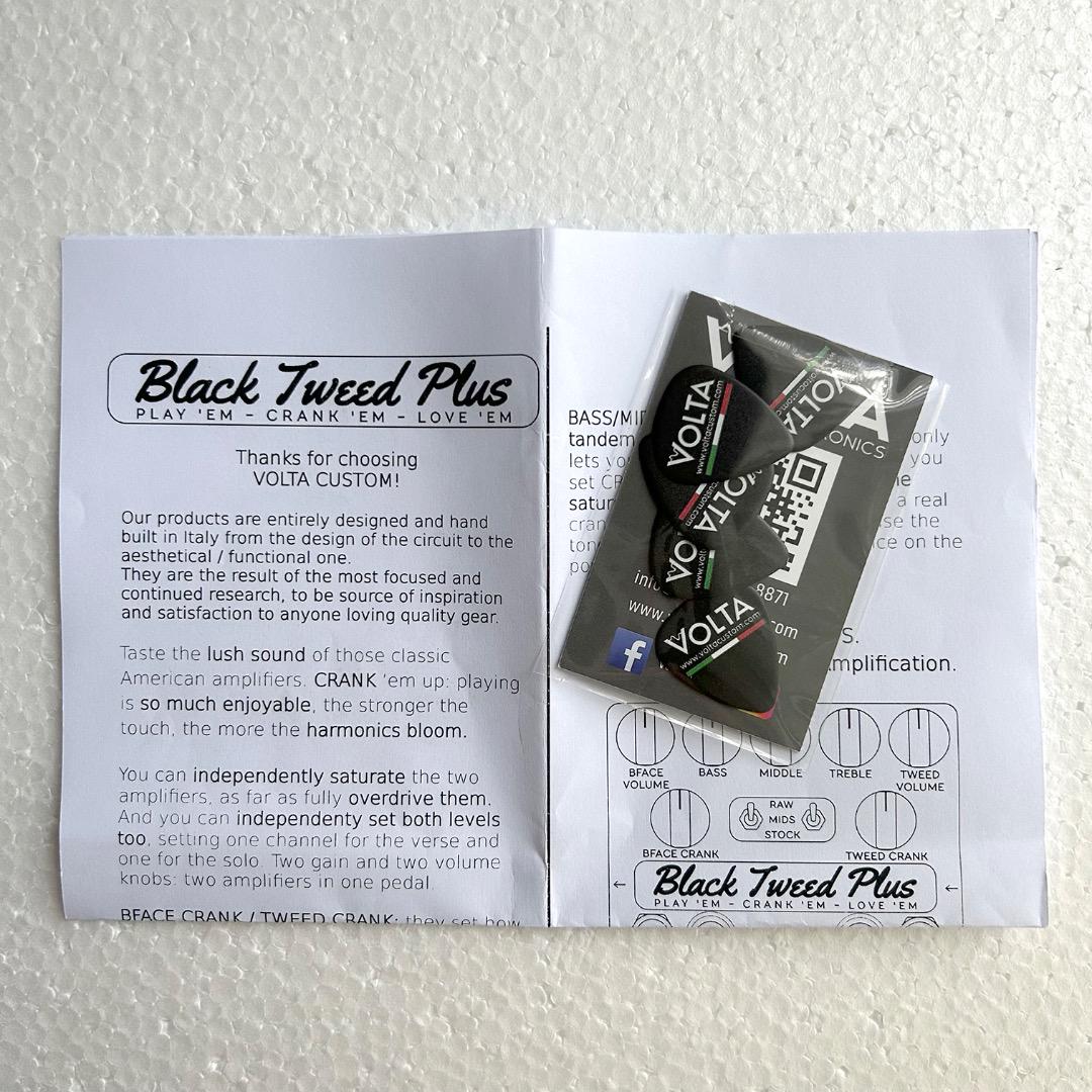 レア！日本未入荷！ VOLTA Black Tweed PLUS 美品！