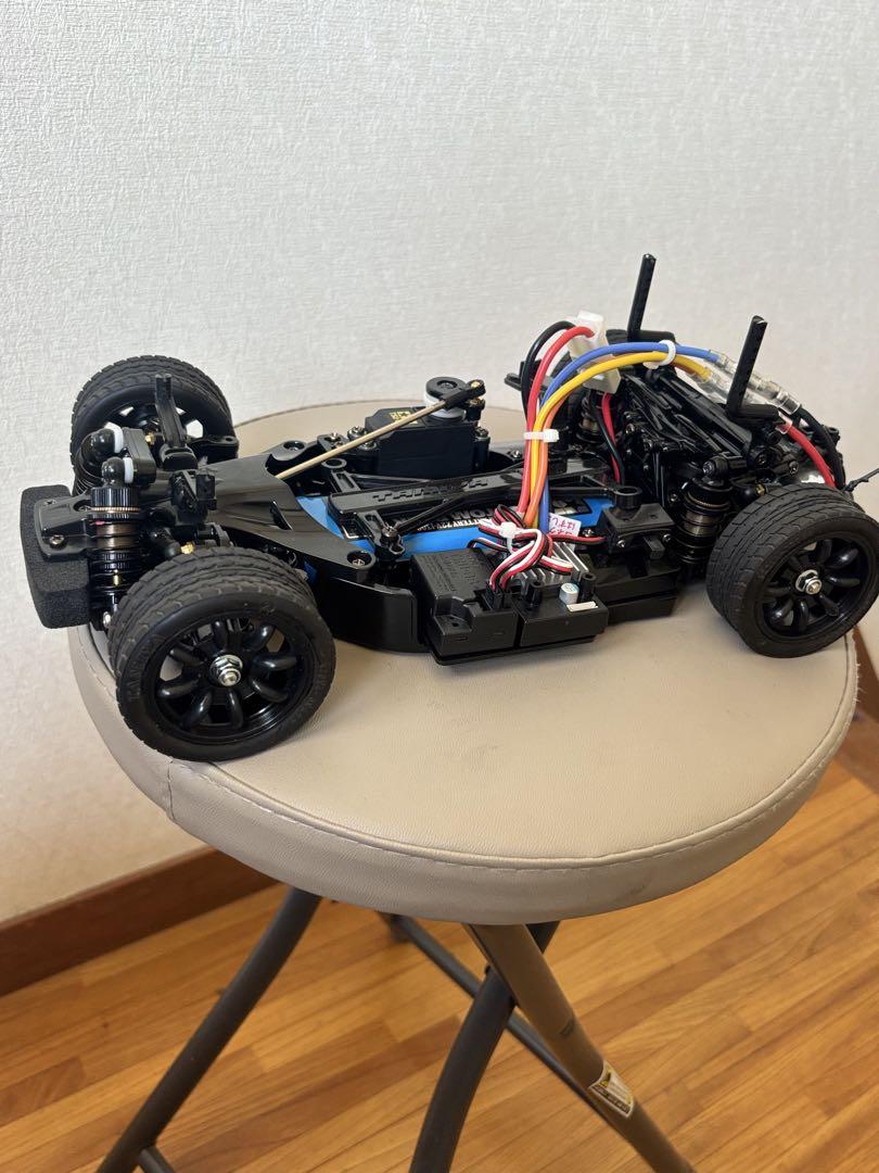タミヤ　m-06シャーシ　メカ、プロポ、バッテリー付き、ボディなし タミヤ m-06シャーシ メカ、プロポ、バッテリー付き、ボディなし