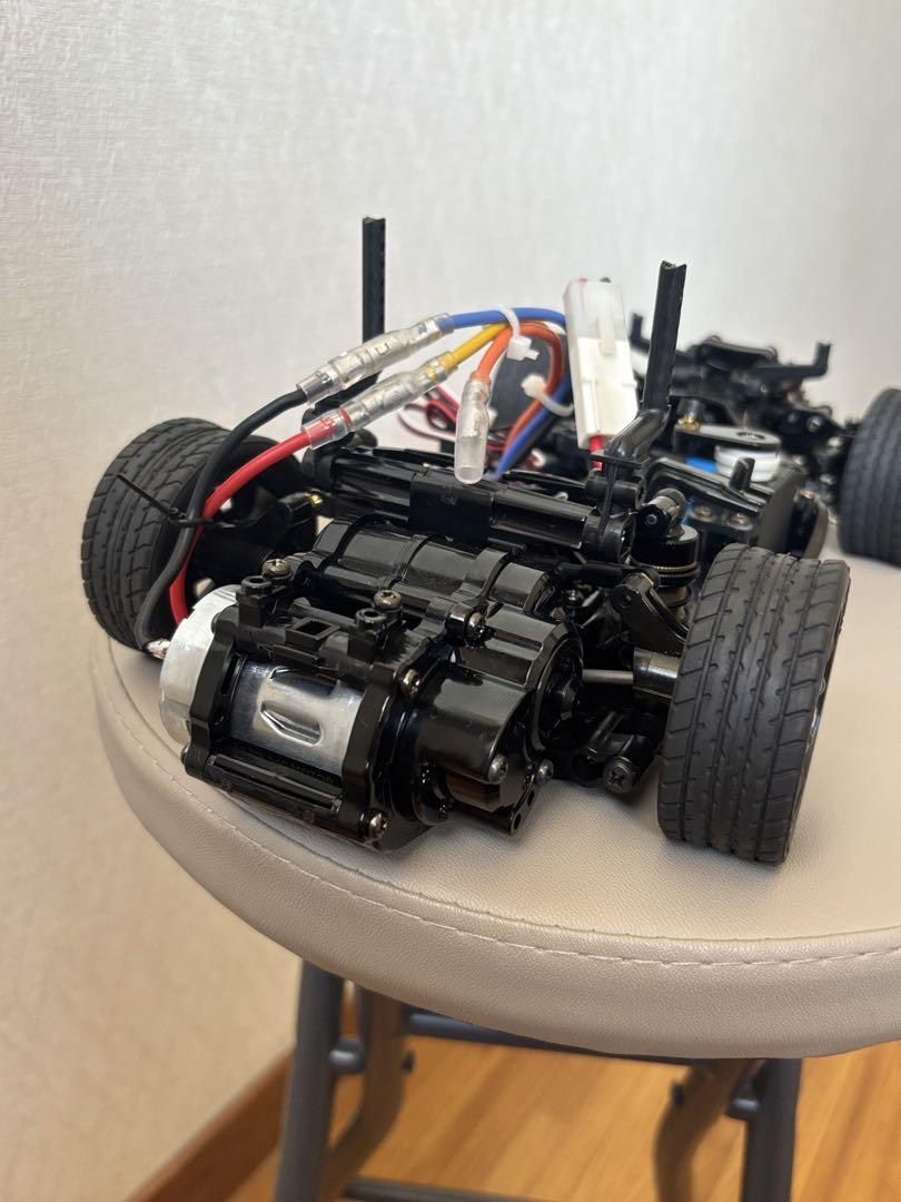 タミヤ m-06シャーシ メカ、プロポ、バッテリー付き、ボディなし タミヤ m-06シャーシ メカ、プロポ、バッテリー付き、ボディなし
