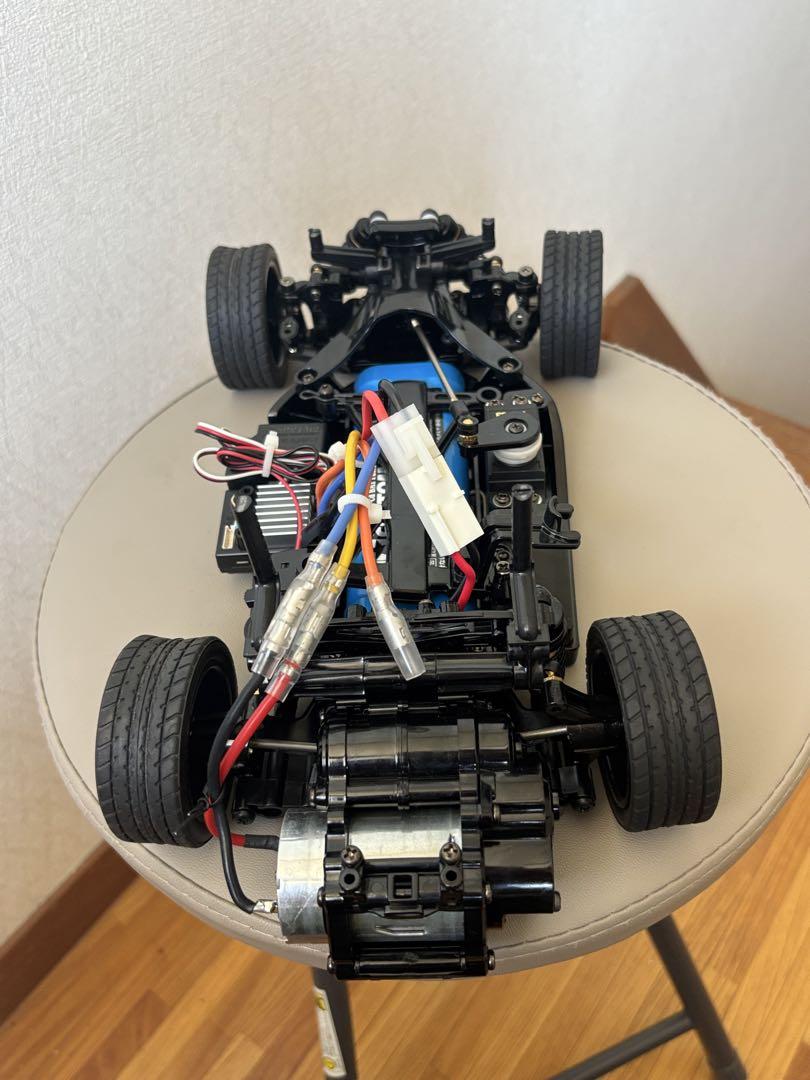 タミヤ　m-06シャーシ　メカ、プロポ、バッテリー付き、ボディなし タミヤ m-06シャーシ メカ、プロポ、バッテリー付き、ボディなし