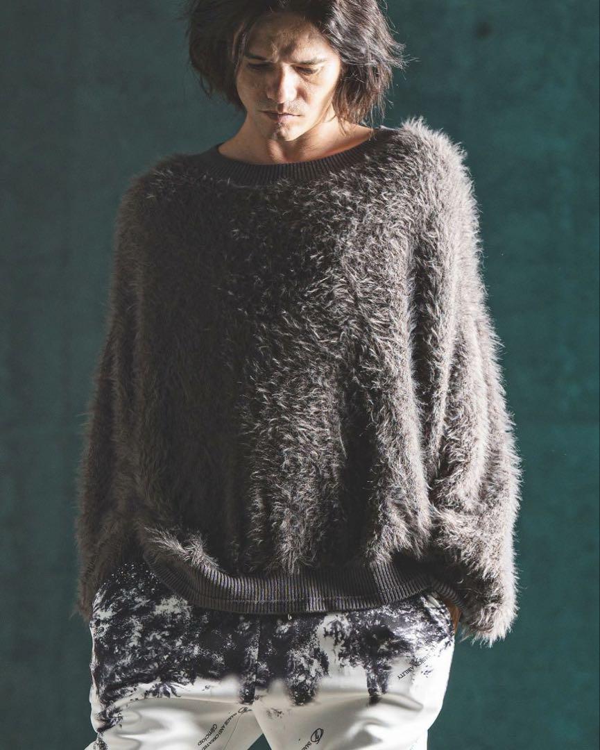 GLIMCLAP Feather yarn pullover フェザーニット
