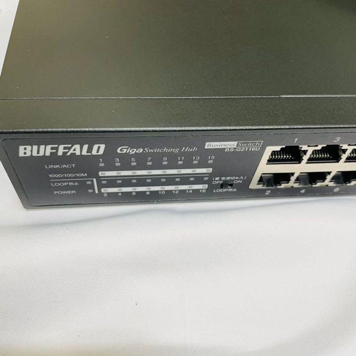 Buffalo - BUFFALO ギガスイッチ BS-G2124U BS-G2116U  4セット BUFFALO ギガスイッチ BS-G2124U BS-G2116U 4セット