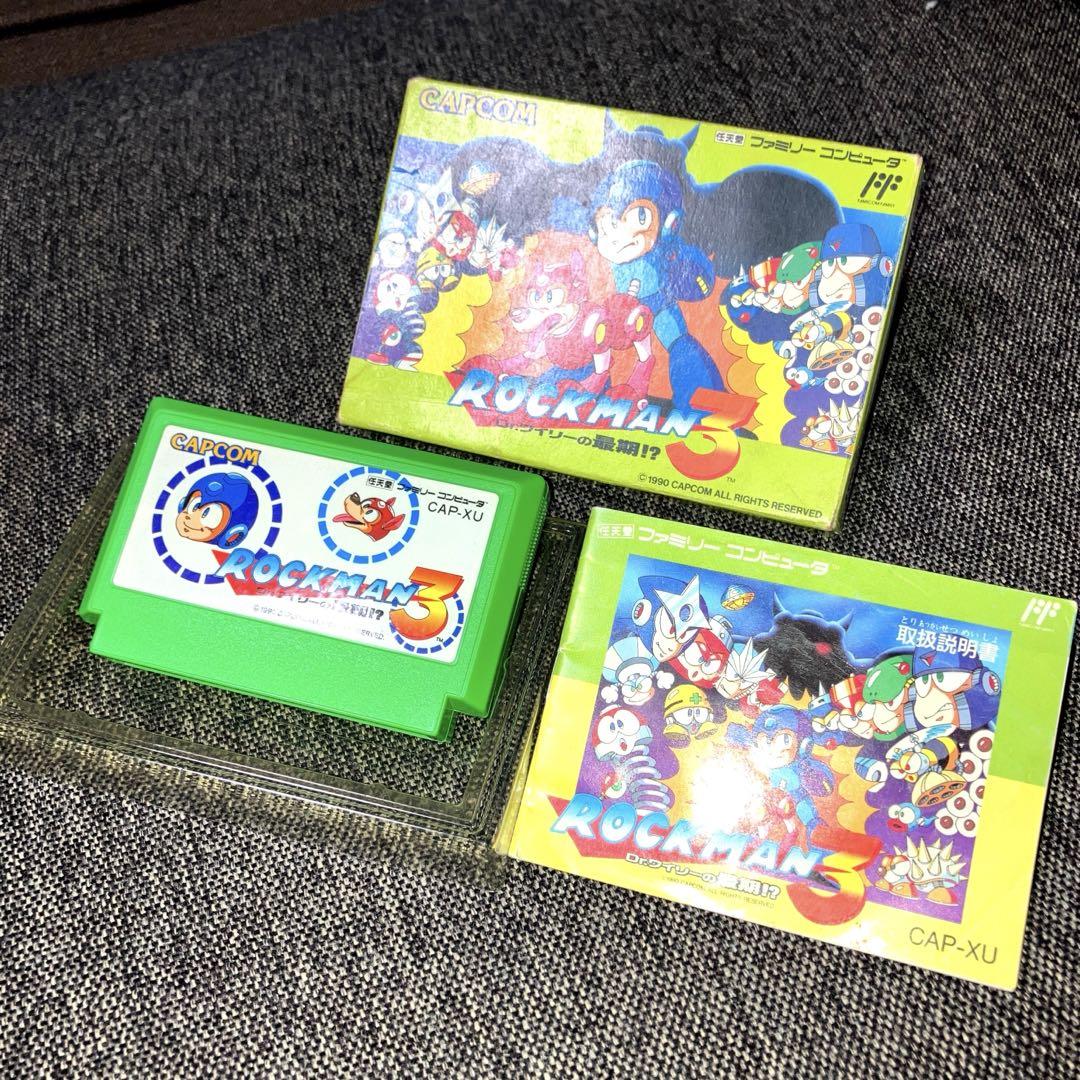 【箱・説明書付】CAPCOM♦︎ロックマン Dr.ワイリーの最期!? ♦︎ファミコン