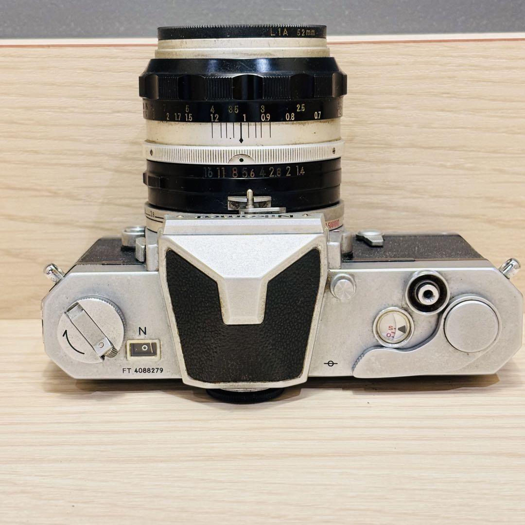 フィルムカメラ Nikon Nikomat FTN+ Nikkor-S 50mm f1.4 中古】 ニコン ニコマート FTN シルバー 50mm F1.4 セット Nikon