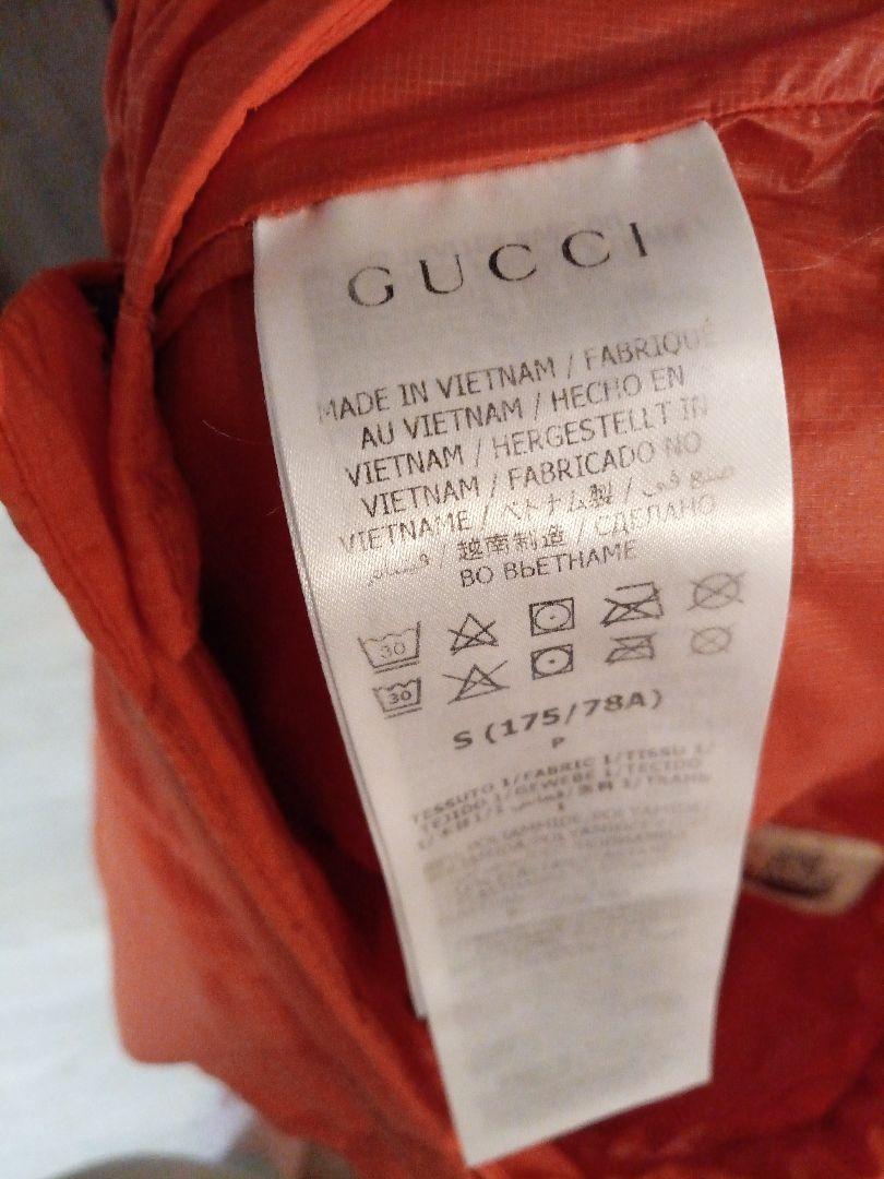 激安THE NORTH FACE x GUCCI ナイロンオレンジ カーゴパンツ