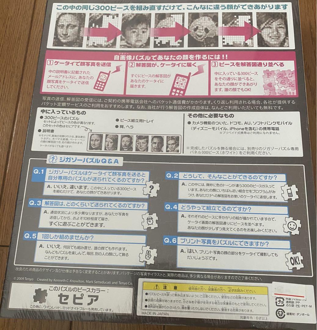 在庫処分 半額 未使用品】テンヨー TJ-300 300ピース セピア ジガゾーパズル ジグソーパズル
