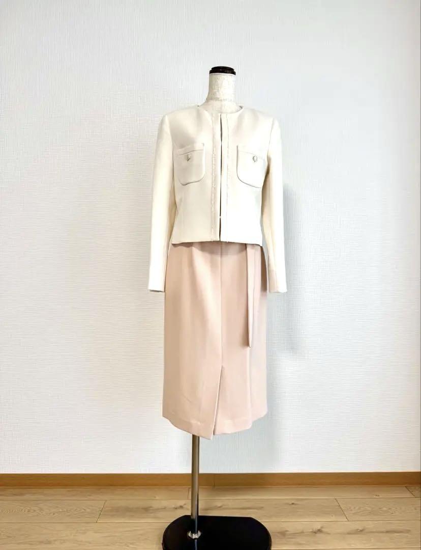 【まー夢様】【美品】ANAYIオフホワイトジャケット