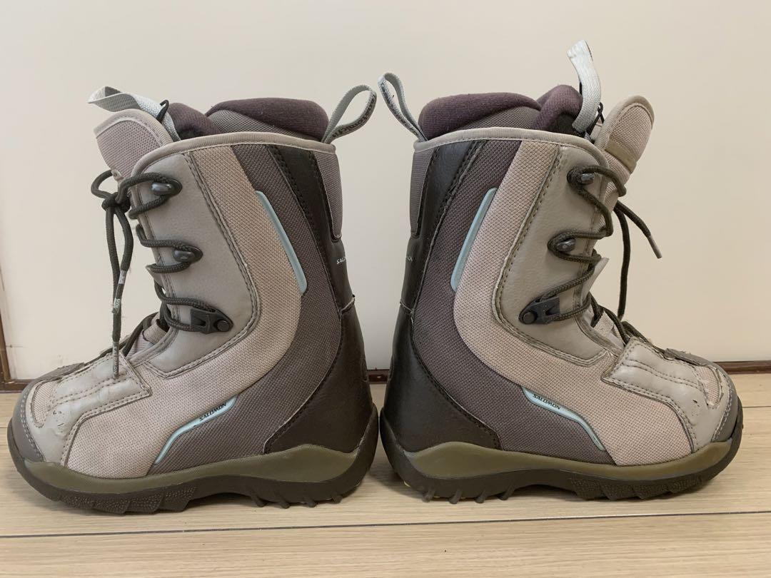 SALOMON スノーボードブーツ 女性用 グレー