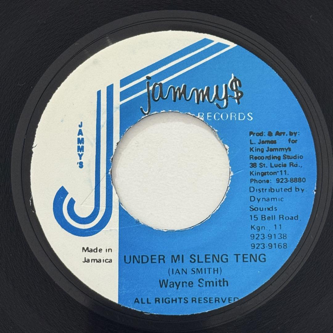 4834 NINETY U ENTER MI SLENG 〜 レゲエ レコード レゲエレコード Wayne Smith/Under Mi Sleng Teng - メルカリ