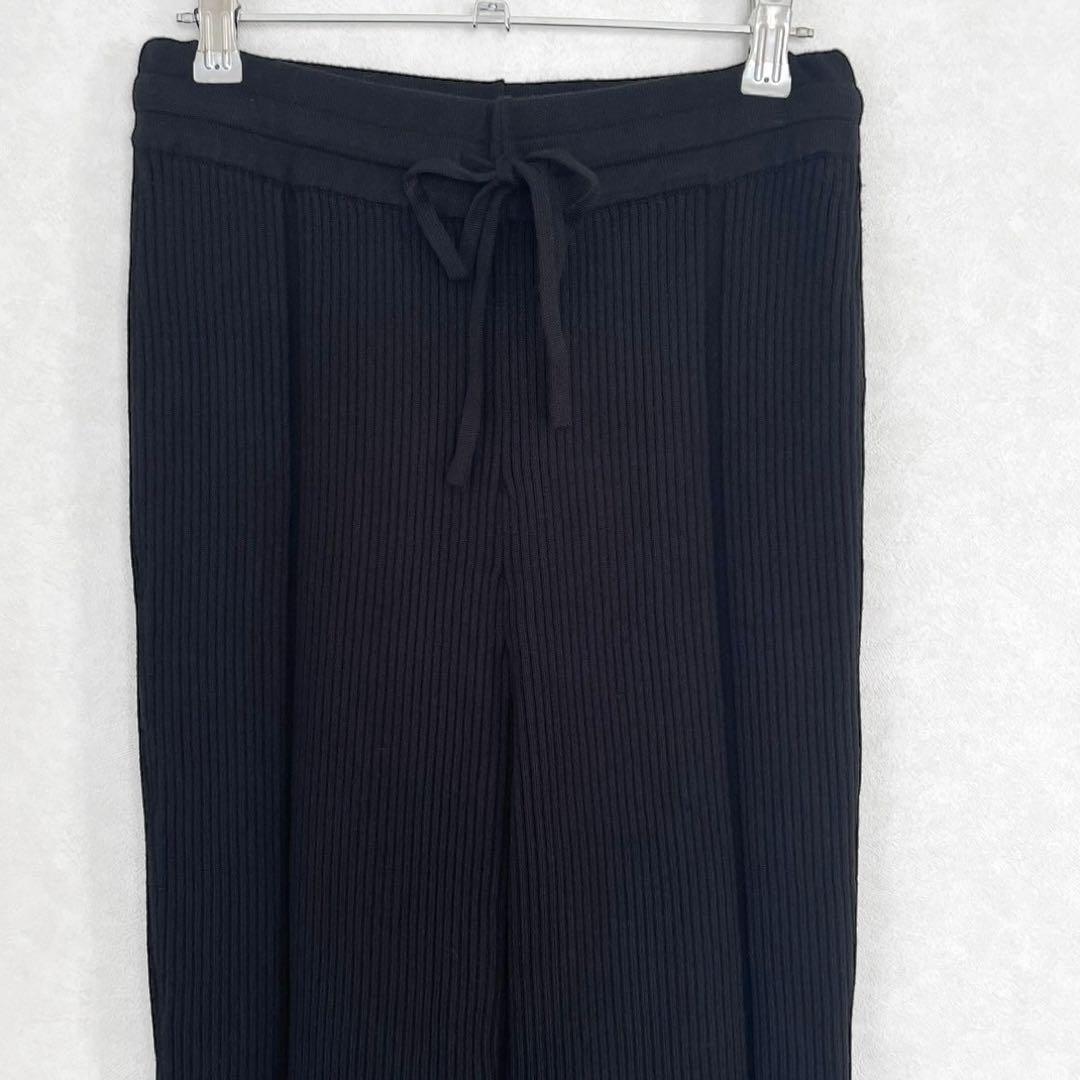 SANSeLF パンツ ヘムフリルニットショートパンツ「SANSeLF