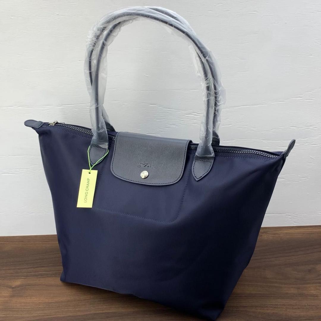 LONGCHAMP/ロンシャン ネオ L 紺 トートバッグ レディース ネイビー