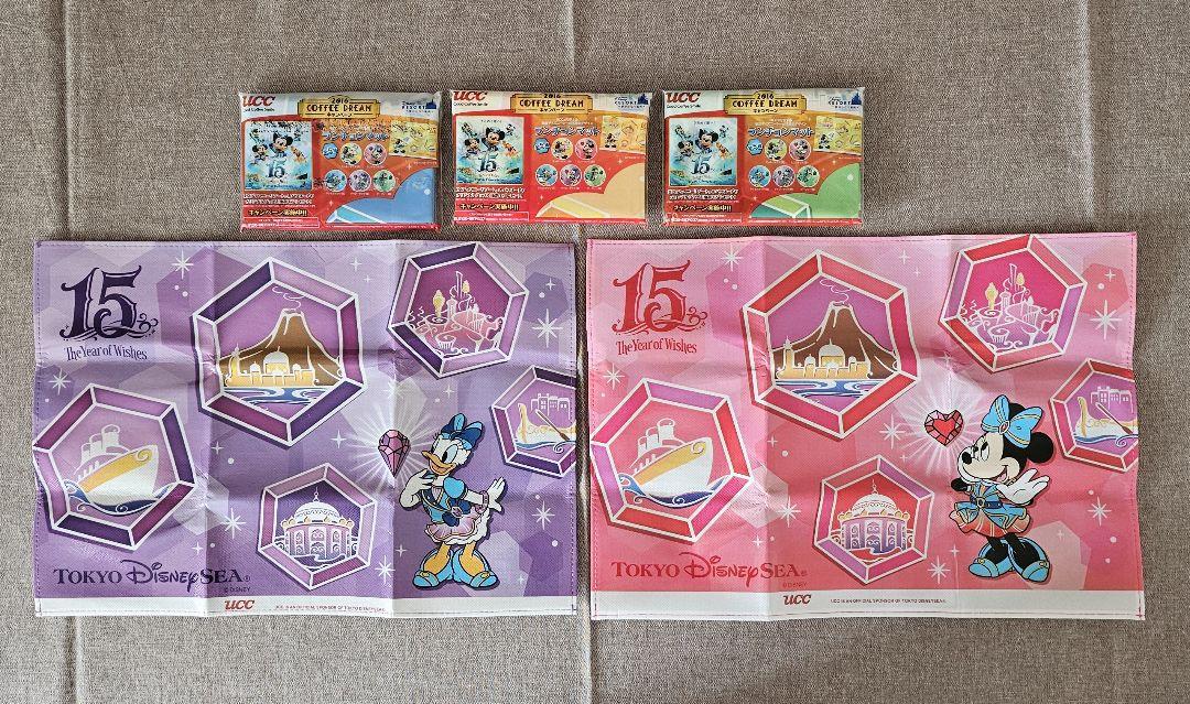 【限定販売】 UCC オリジナル 東京ディズニーシー 15周年 ランチョンマット その他