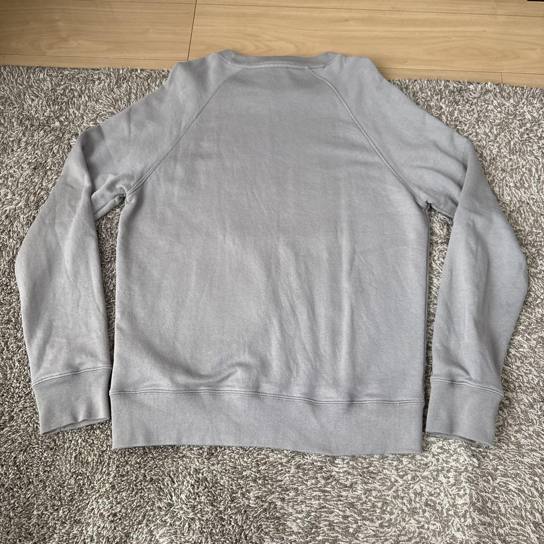 お値下げ！メゾンキツネ　MAISON KITSUNÉ グレー ロゴトレーナー Maison Kitsune メゾンキツネ スウェットシャツ トレーナー ロゴ