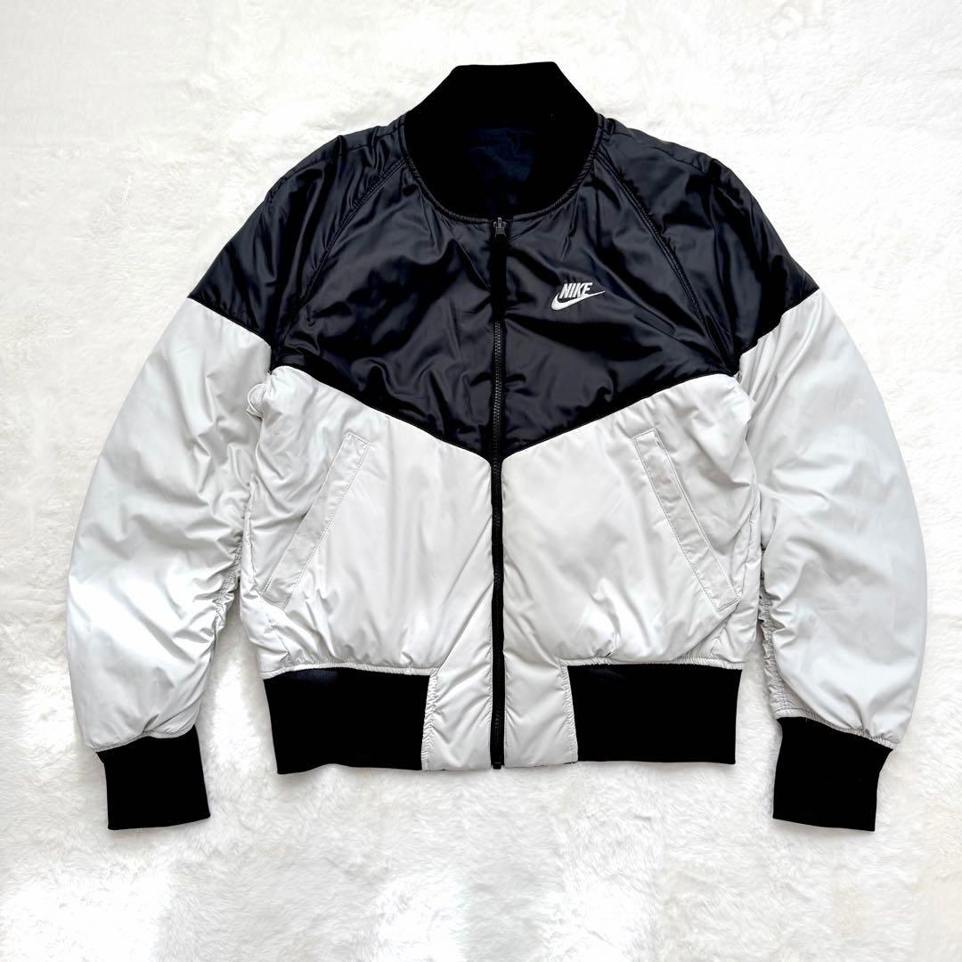 美品✨NIKE ナイキ MA-1 リバーシブル ボンバージャケット ブラック S