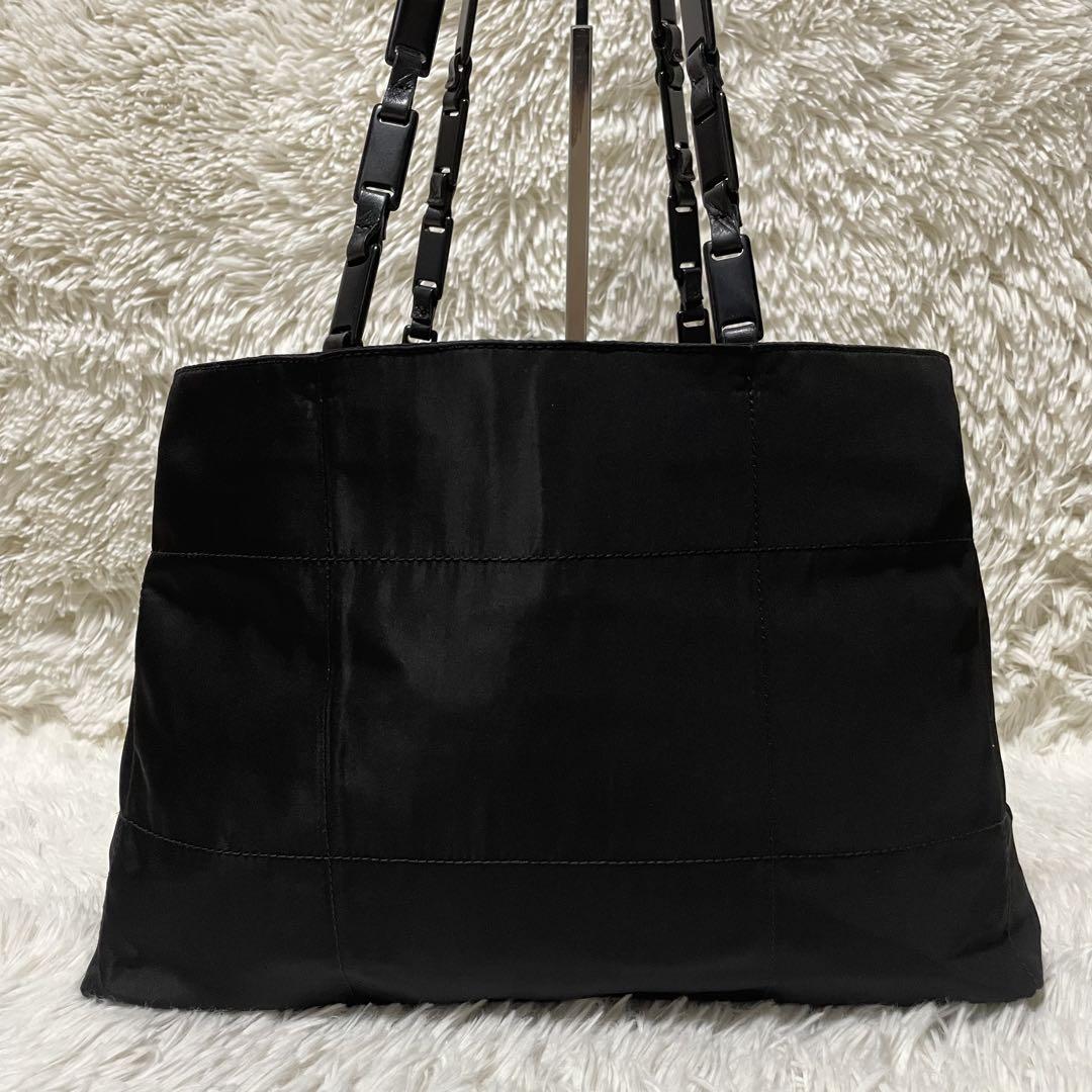 美品】PRADA プラダ トートバッグ チェーン キルティング