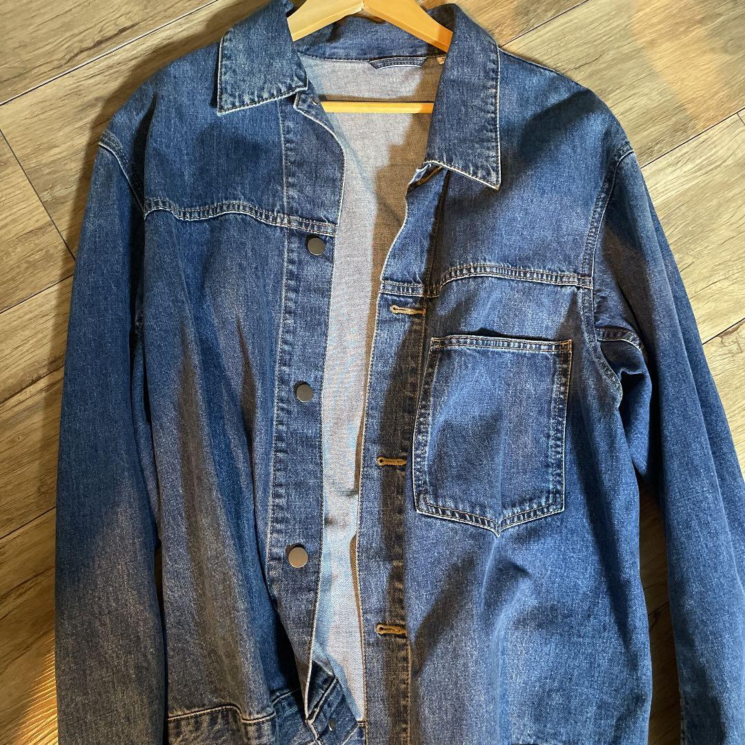 早い者勝ち ユニクロユー オーバーシャツジャケット デニム Gジャン デニムジャケット Labelians Fr