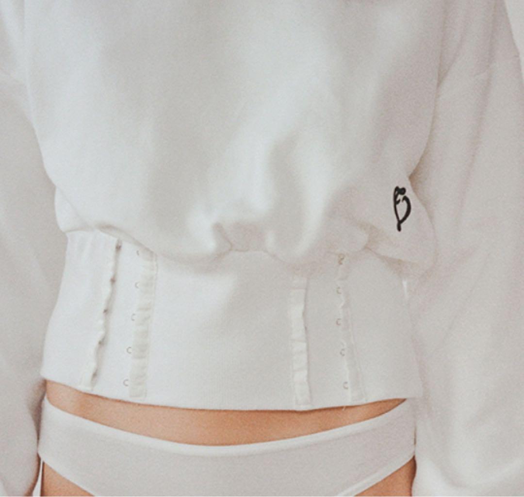 トップス the virgins corset sweat thevirgins corset sweat