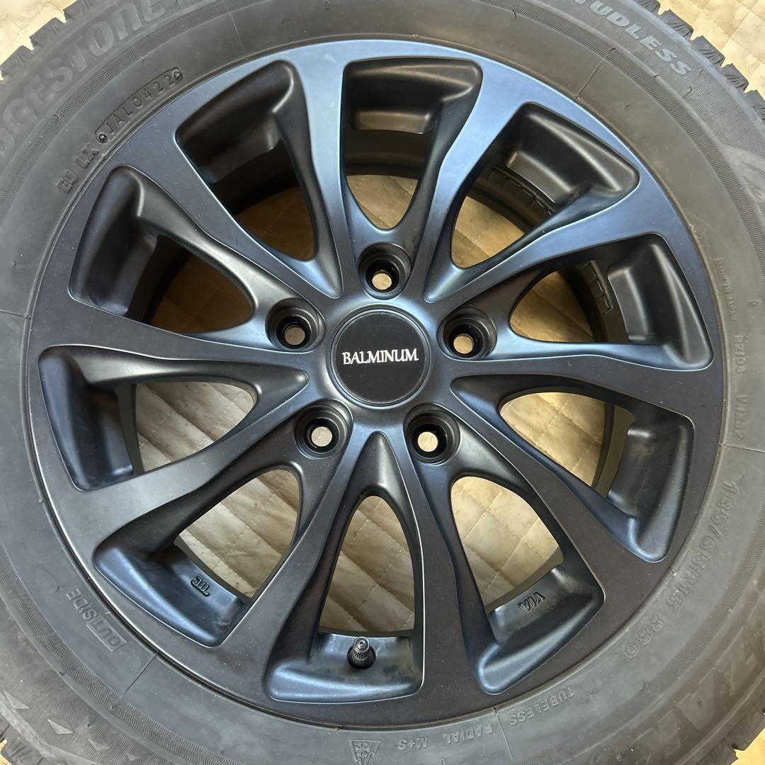 BALMINUM TR10 15X5.5J 5穴 スタッドレス フリード等に 画像2