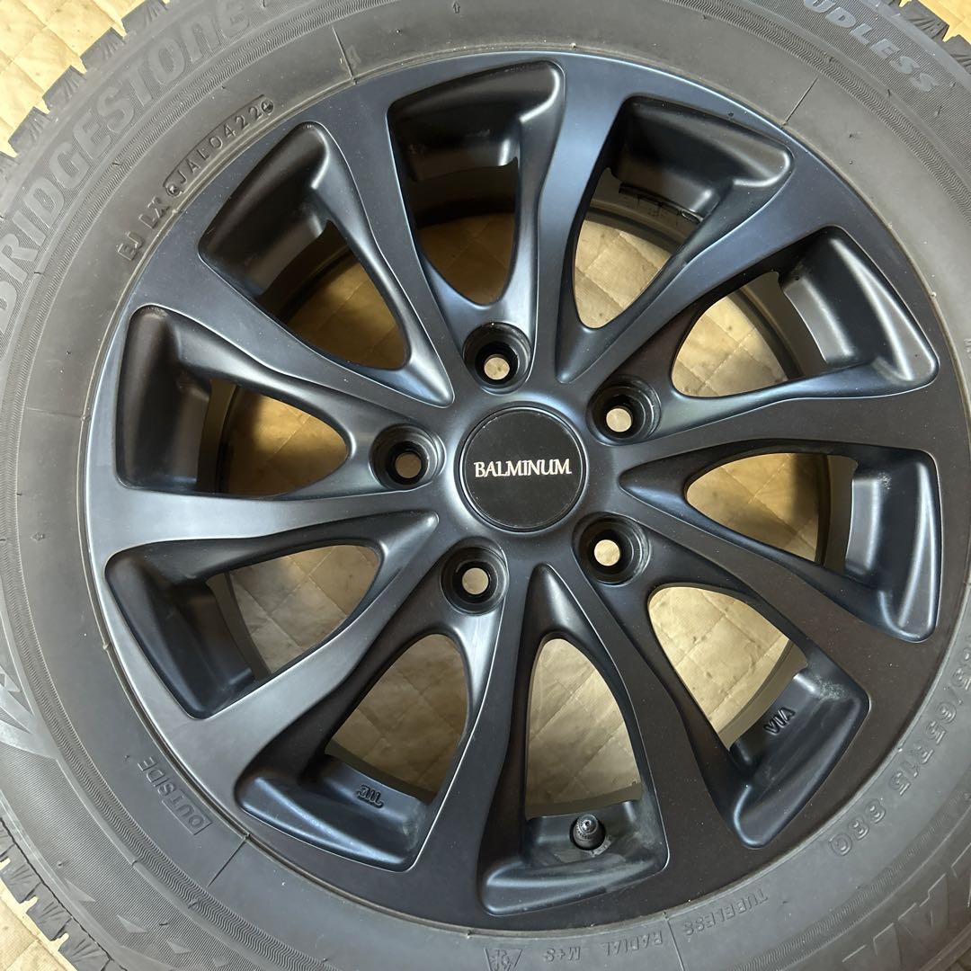 BALMINUM TR10 15X5.5J 5穴 スタッドレス フリード等に 画像3