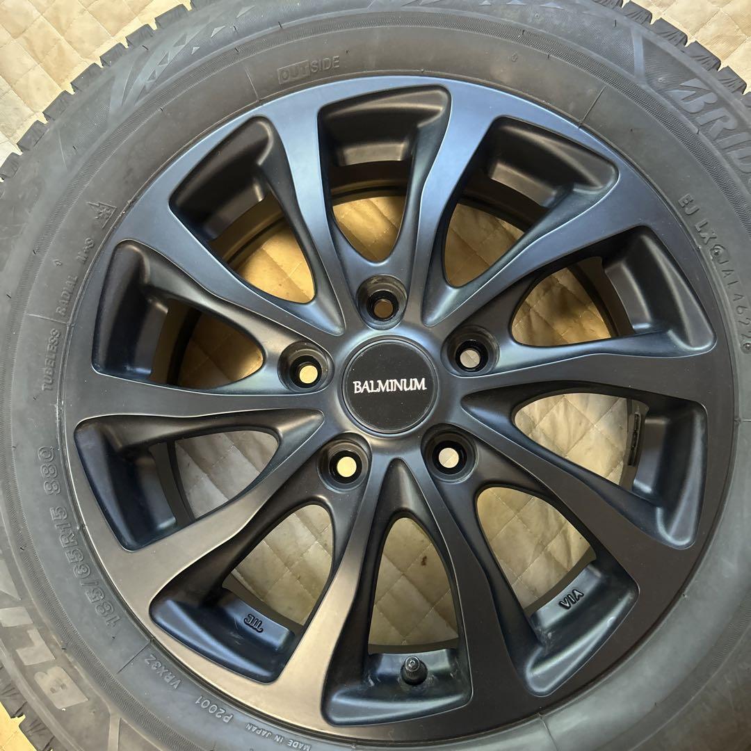 BALMINUM TR10 15X5.5J 5穴 スタッドレス フリード等に 画像5
