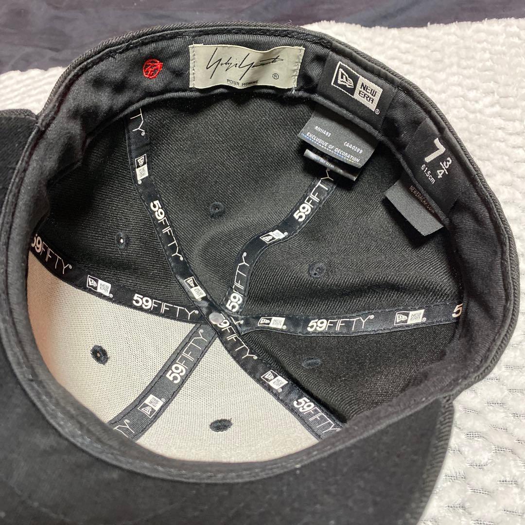人気⭐︎Yohji Yamamoto 59FIFTY ブラックキャップ