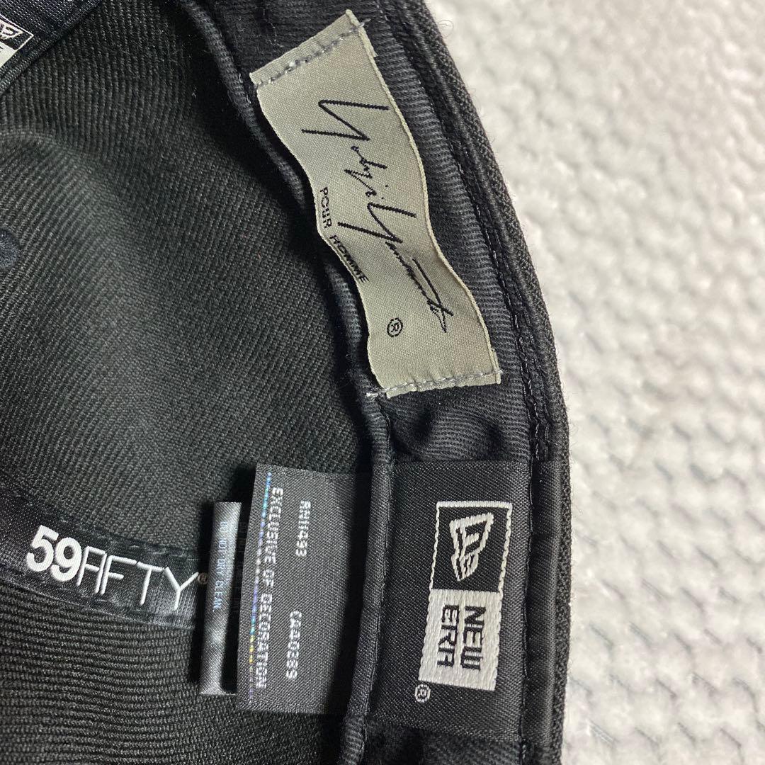 人気⭐︎Yohji Yamamoto 59FIFTY ブラックキャップ