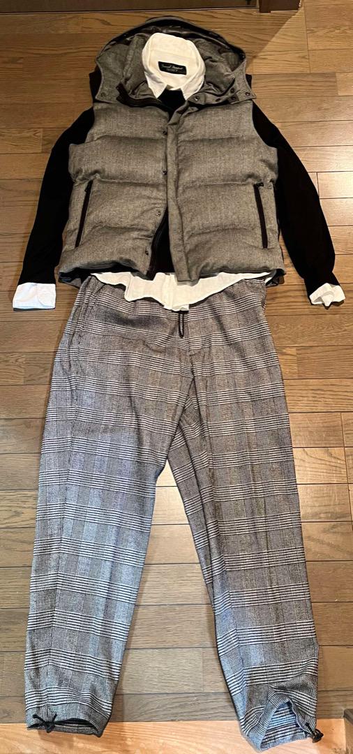 ダウンは≡ NUMBER ウールパンツ TILcd-m32807631180 M ポリウレタ
