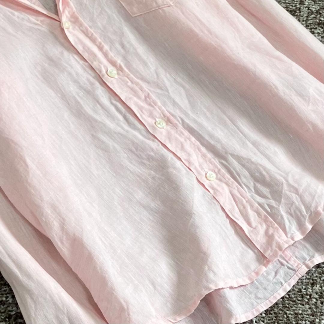 美品✨フランクアンドアイリーン 麻 リネン バリー スキッパー