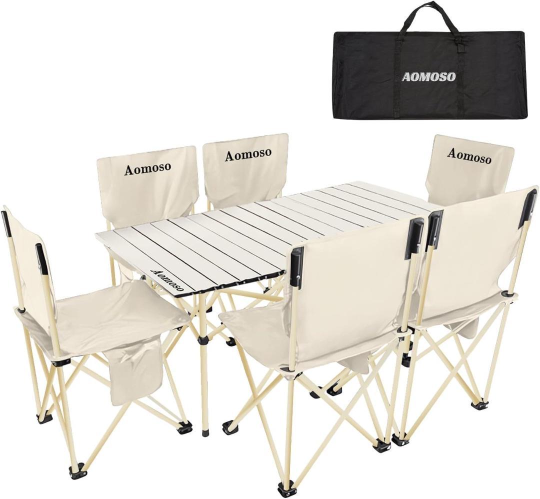 アウトドア テーブル チェア 7点セット アルミテーブル椅子 ピクニック ベンチ Amazon.co.jp: アウトドア テーブル チェアセット 【7点セット