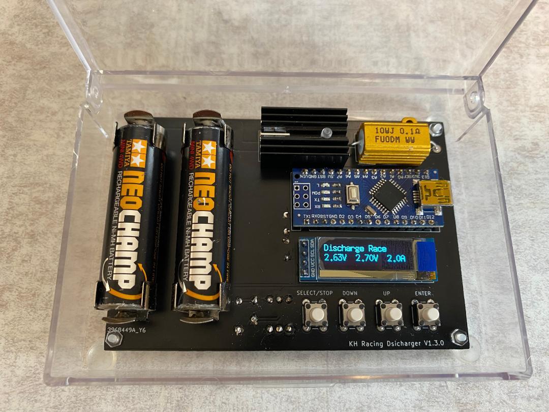 KH RACING 最大3A 自己電源 マイコン制御放電器　絞り&定電流対応 KH RACING 最大3A 自己電源 マイコン制御放電器 絞り&定電流対応