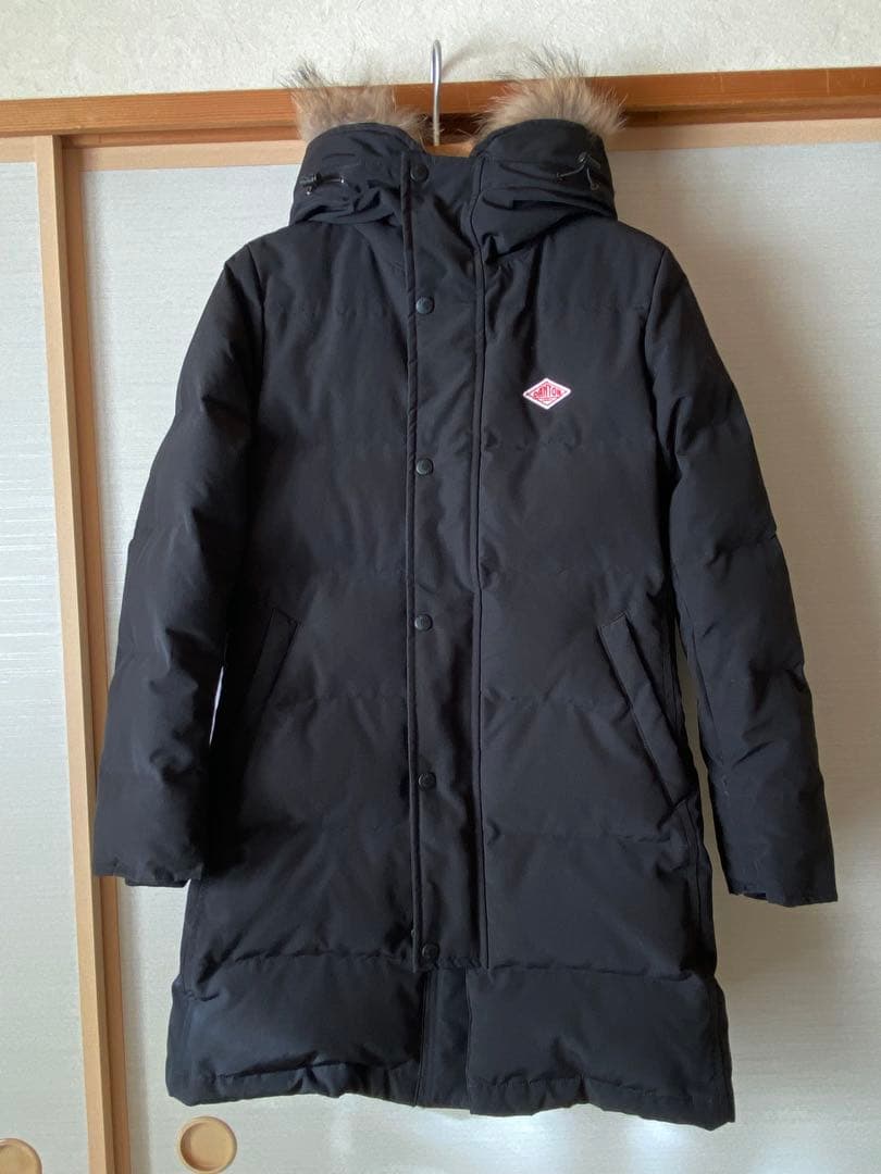 ○DANTON ダウンジャケットコート/36黒