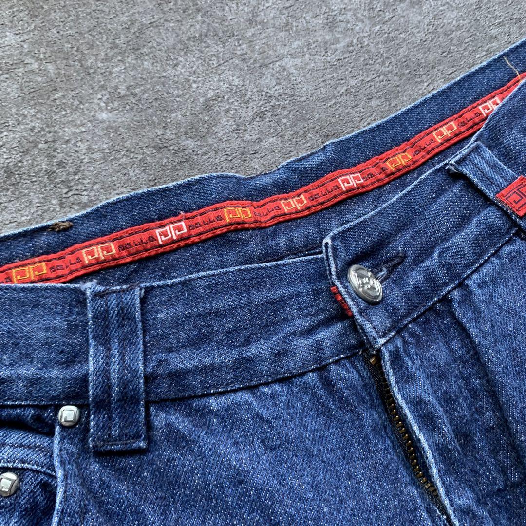 PELLEPELLE ペレペレ　ワイド　デニム　ハーフパンツ　90s ストリート