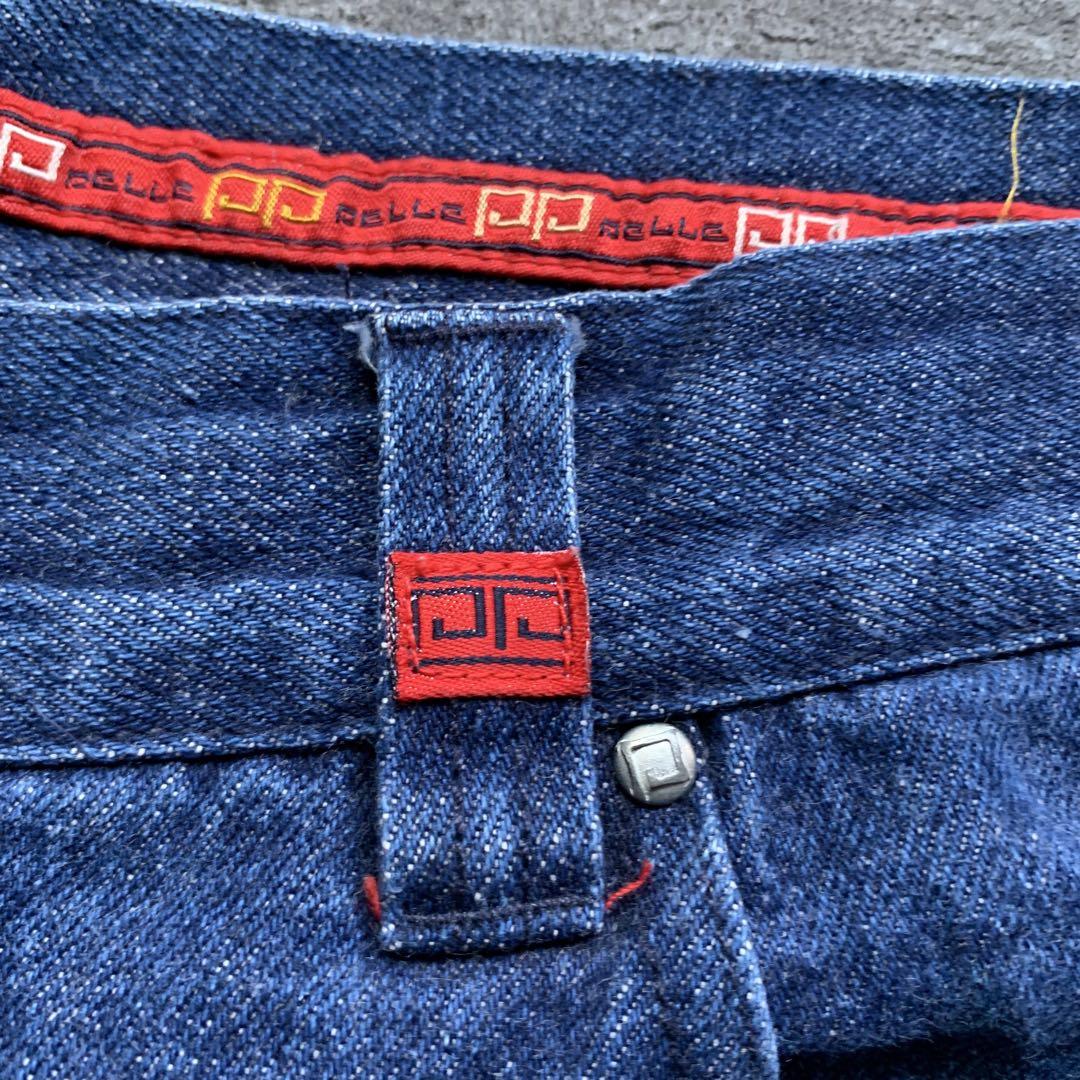 PELLEPELLE ペレペレ　ワイド　デニム　ハーフパンツ　90s ストリート