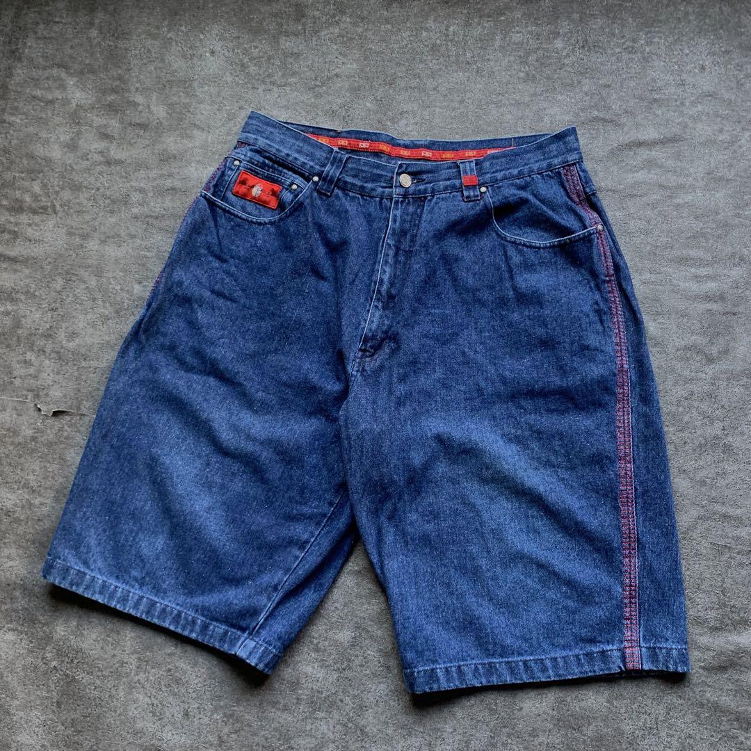 PELLEPELLE ペレペレ　ワイド　デニム　ハーフパンツ　90s ストリート