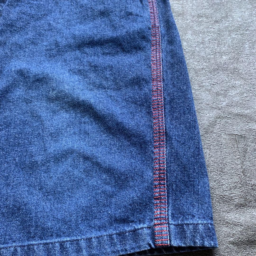PELLEPELLE ペレペレ　ワイド　デニム　ハーフパンツ　90s ストリート