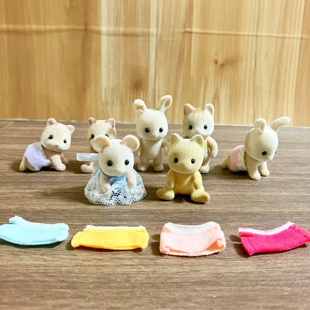 シルバニアファミリー 初期赤ちゃん ロンパース セット - メルカリ