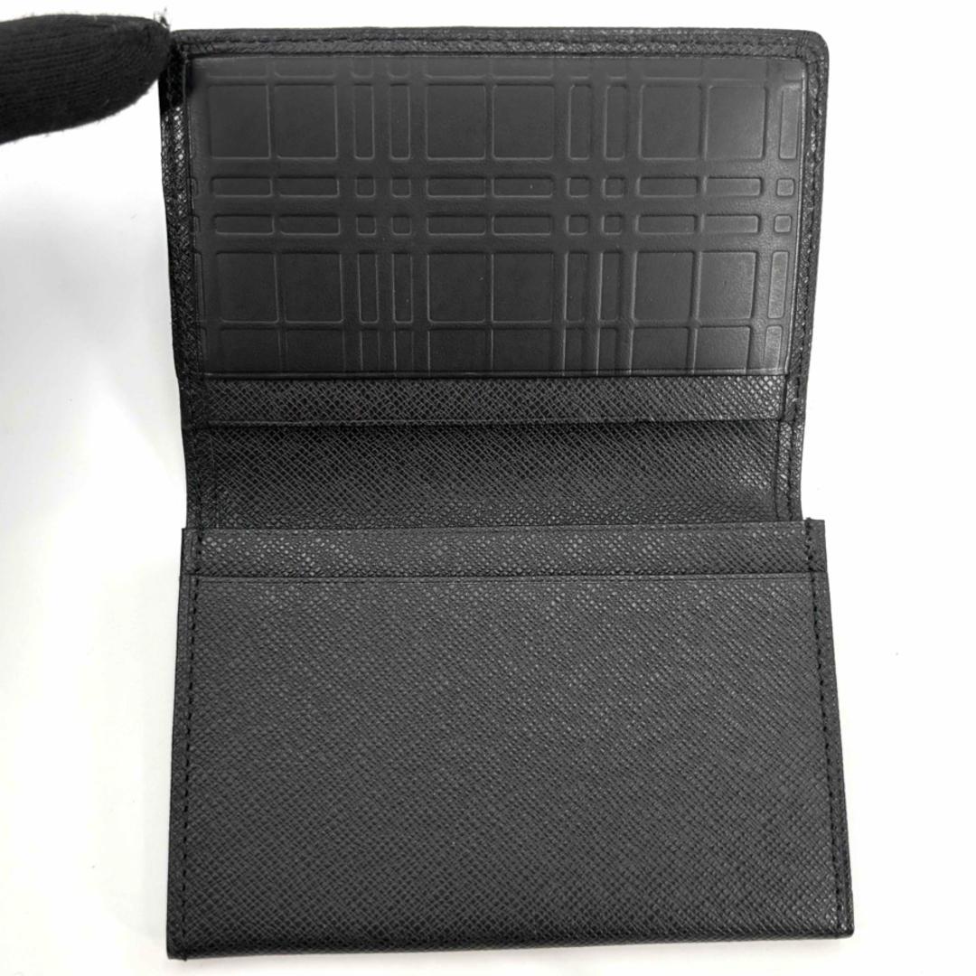 ★未使用★バーバリー 名刺入れ ブラック 未使用級 BURBERRY バーバリー カードケース 名刺入れ ブラック