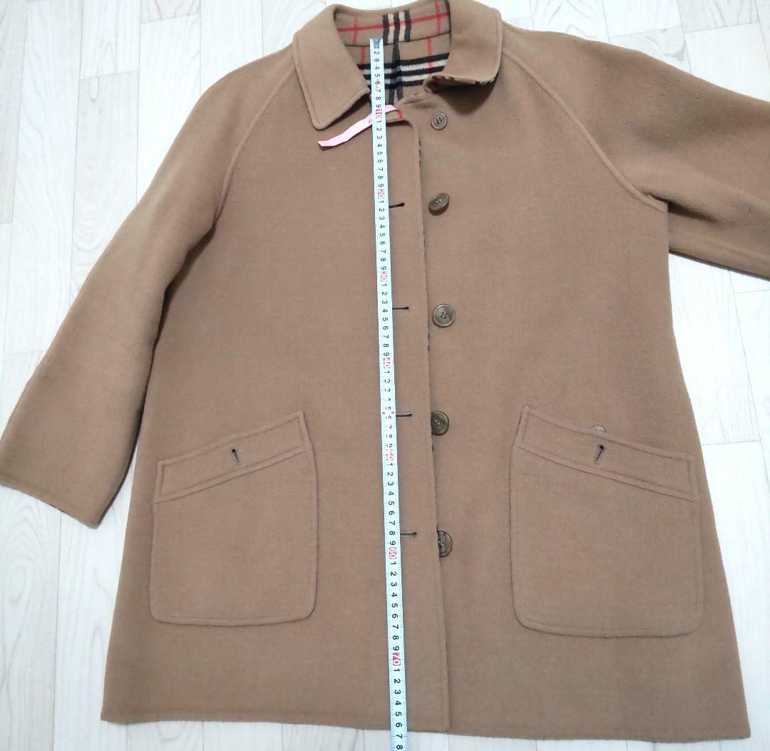 美品 BURBERRY リバーシブル ロングコート ノバチェック キャメル 極美品✨BURBERRY ノバチェック柄ロングコート リバーシブル