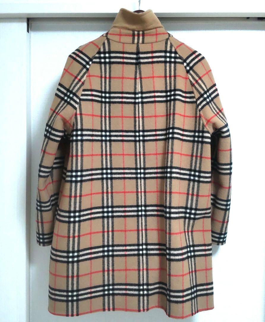美品 BURBERRY リバーシブル ロングコート ノバチェック キャメル 極美品✨BURBERRY ノバチェック柄ロングコート リバーシブル
