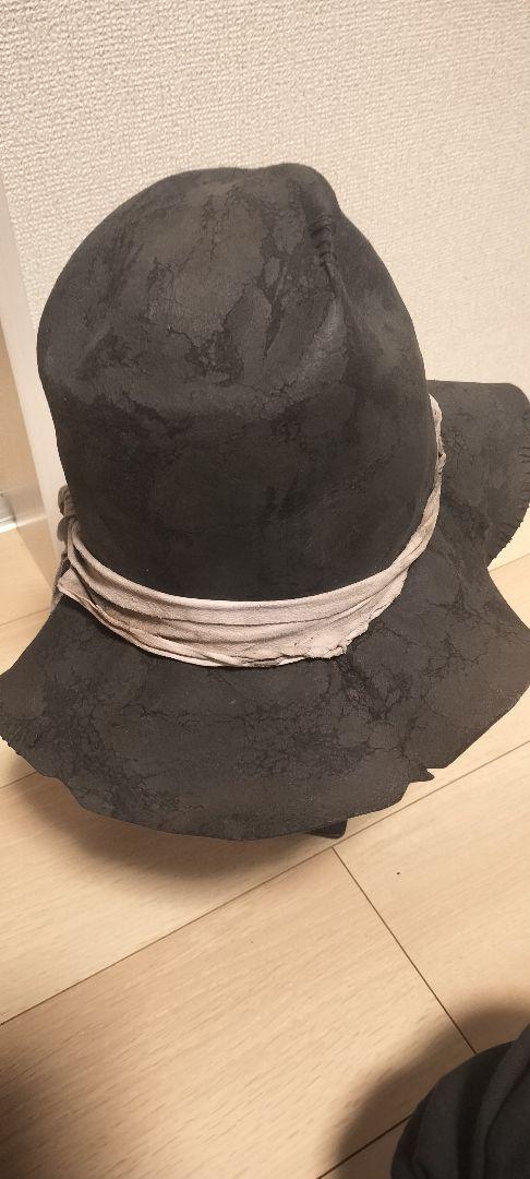 Triangles hat リボン付きハット ラビットファー