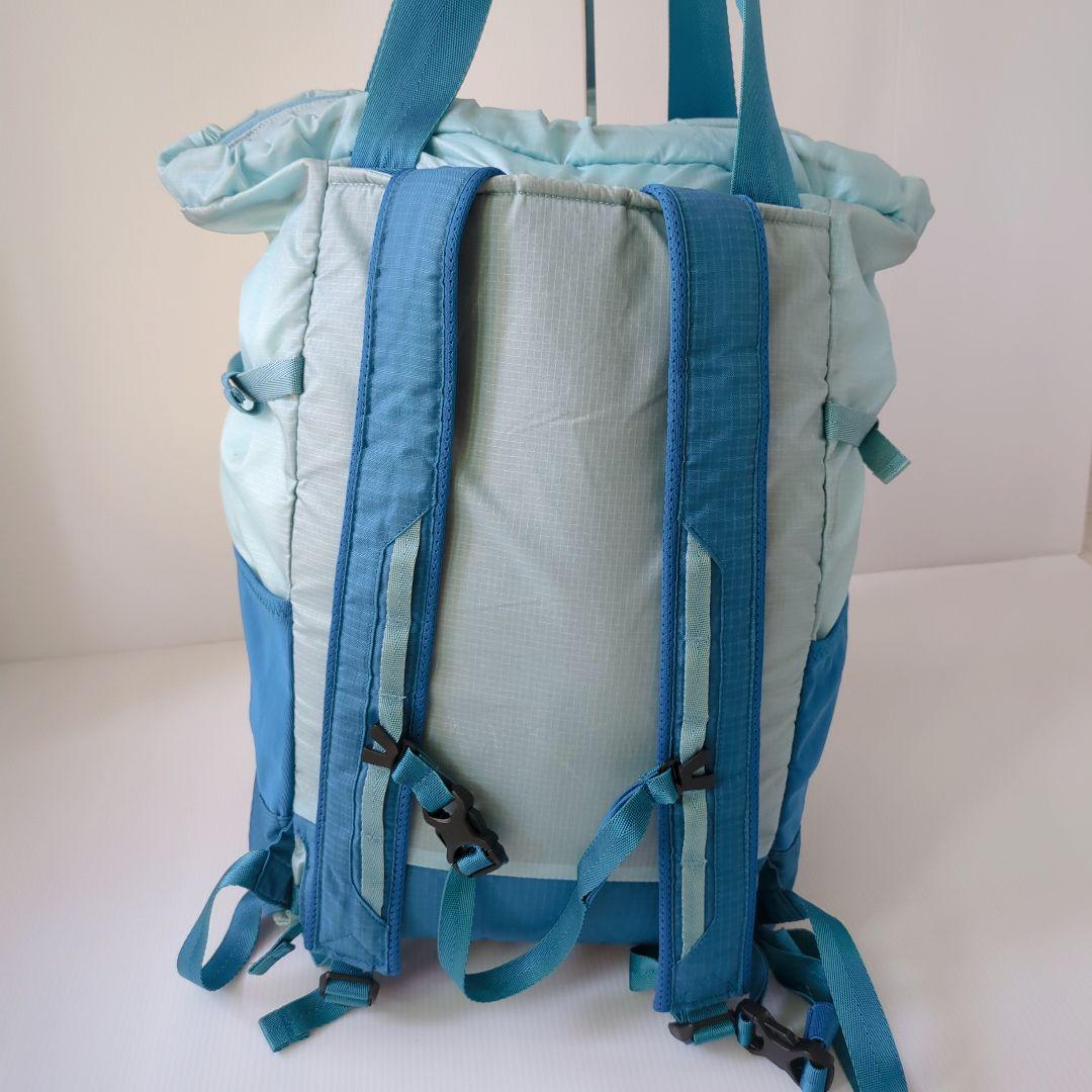 パタゴニア　ライトウェイト・トラベルトート ブルー系　2way リュックサック patagonia - パタゴニア 22L ライトウェイトトラベルトート