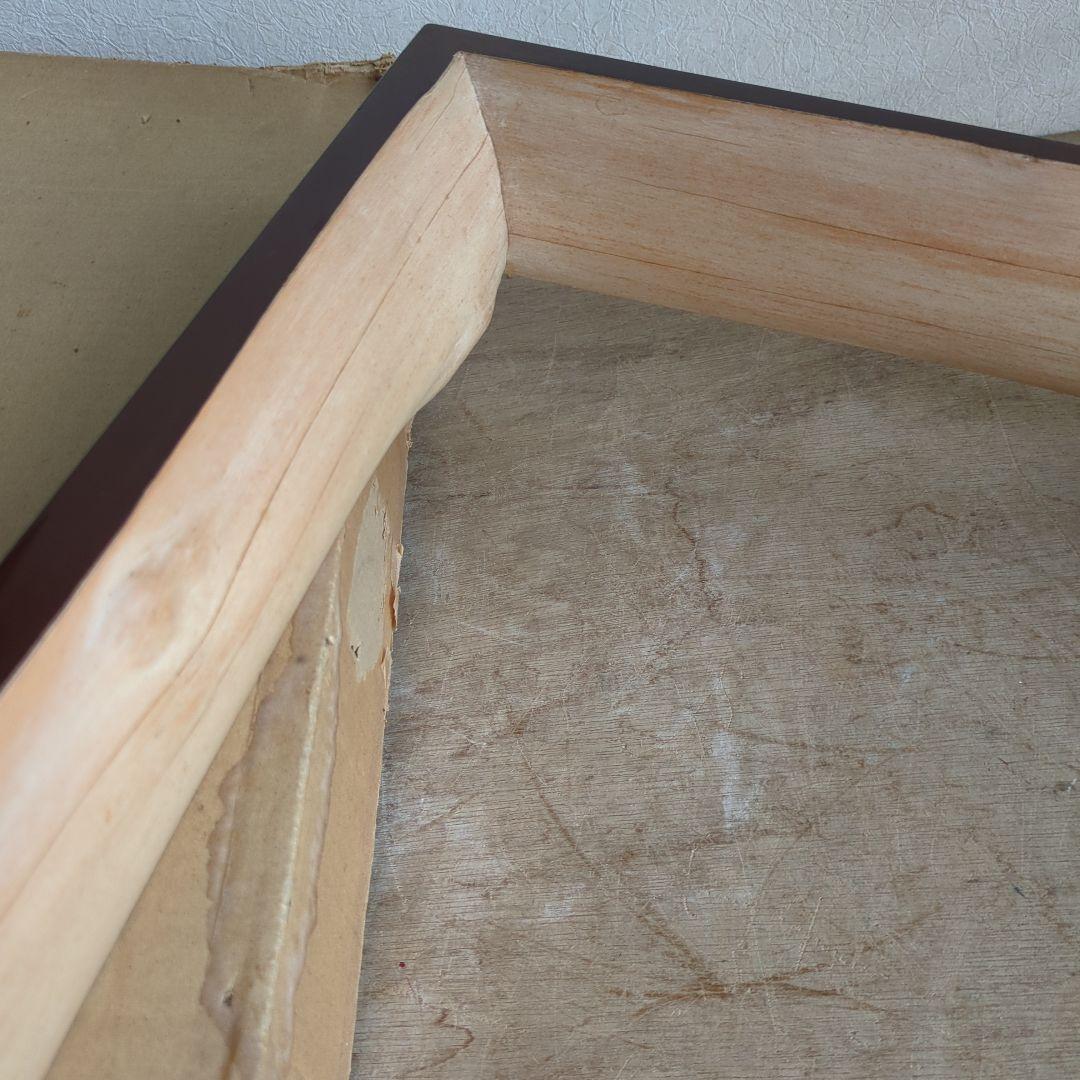 炉縁　木地　漆　天然木　茶道具　茶道　紙箱　杉　丸太炉縁